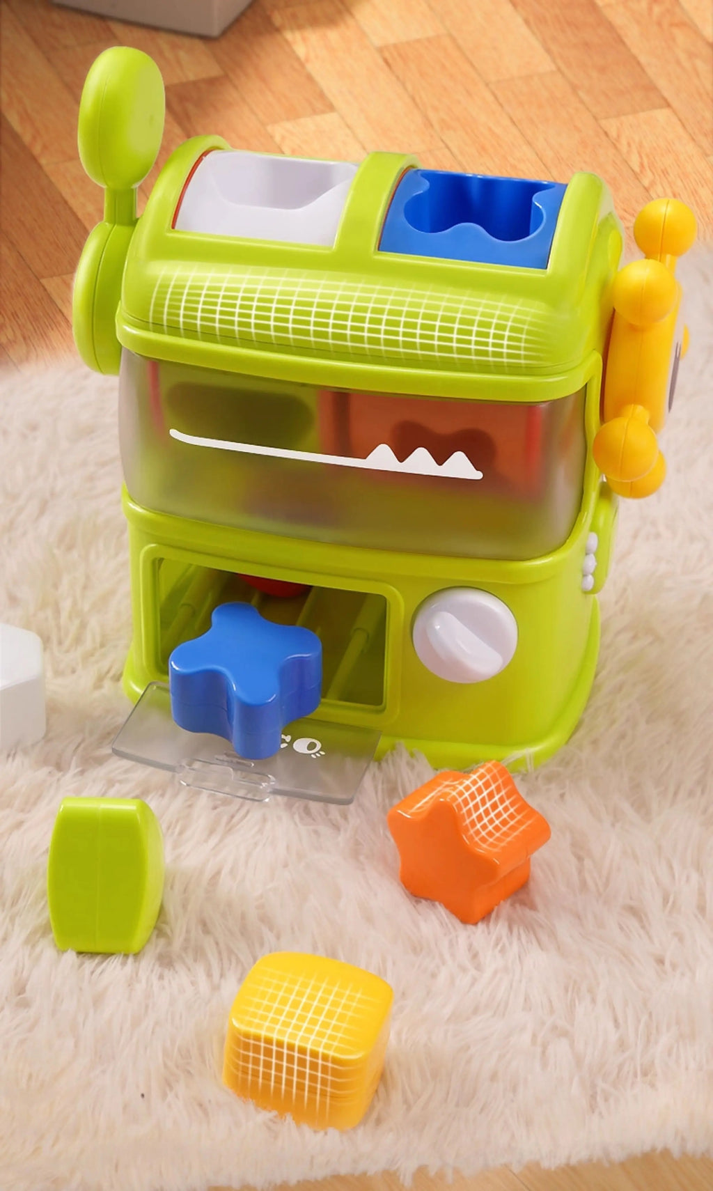 Children's dinosaur shape matching game machine